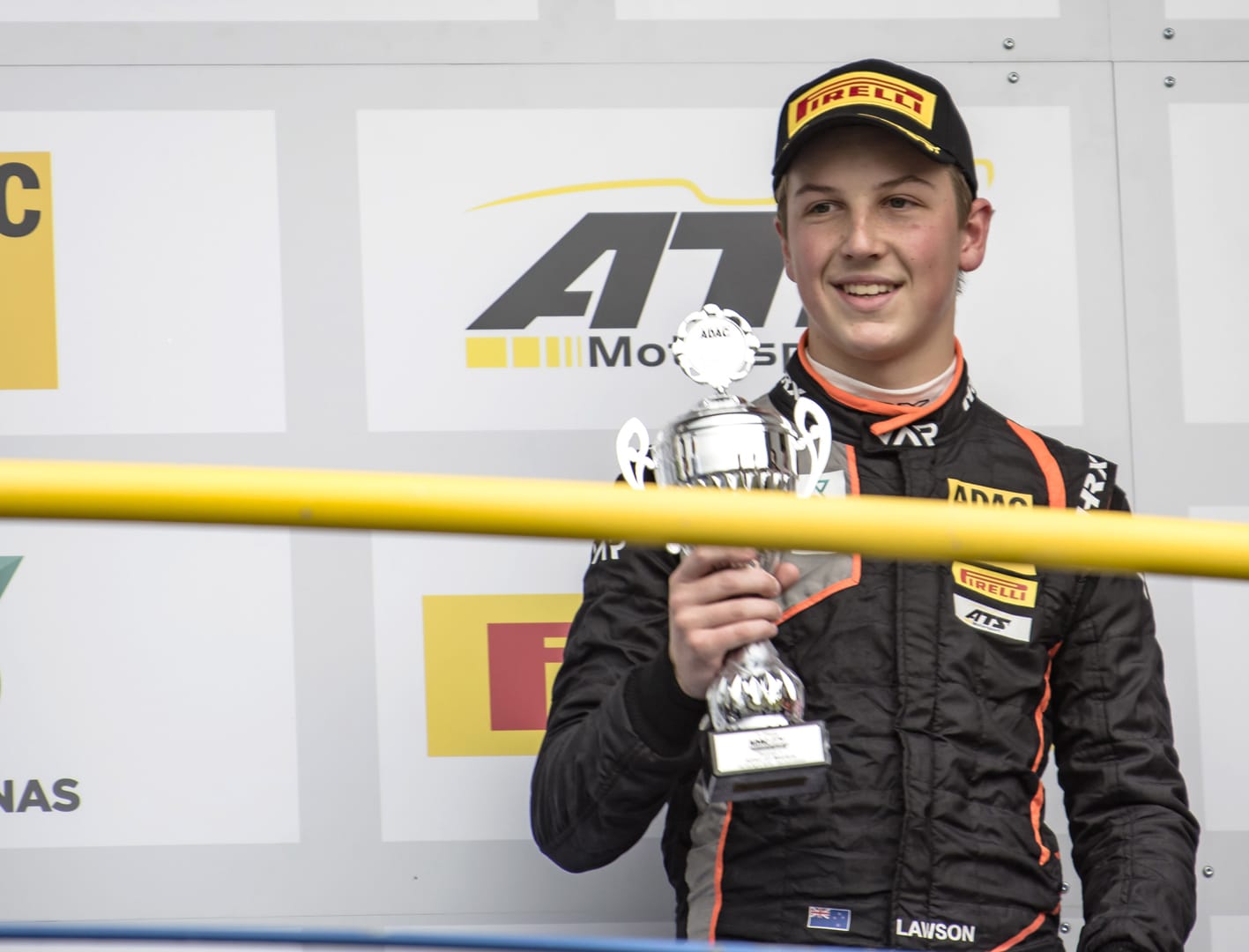 Podium on debut for Lawson