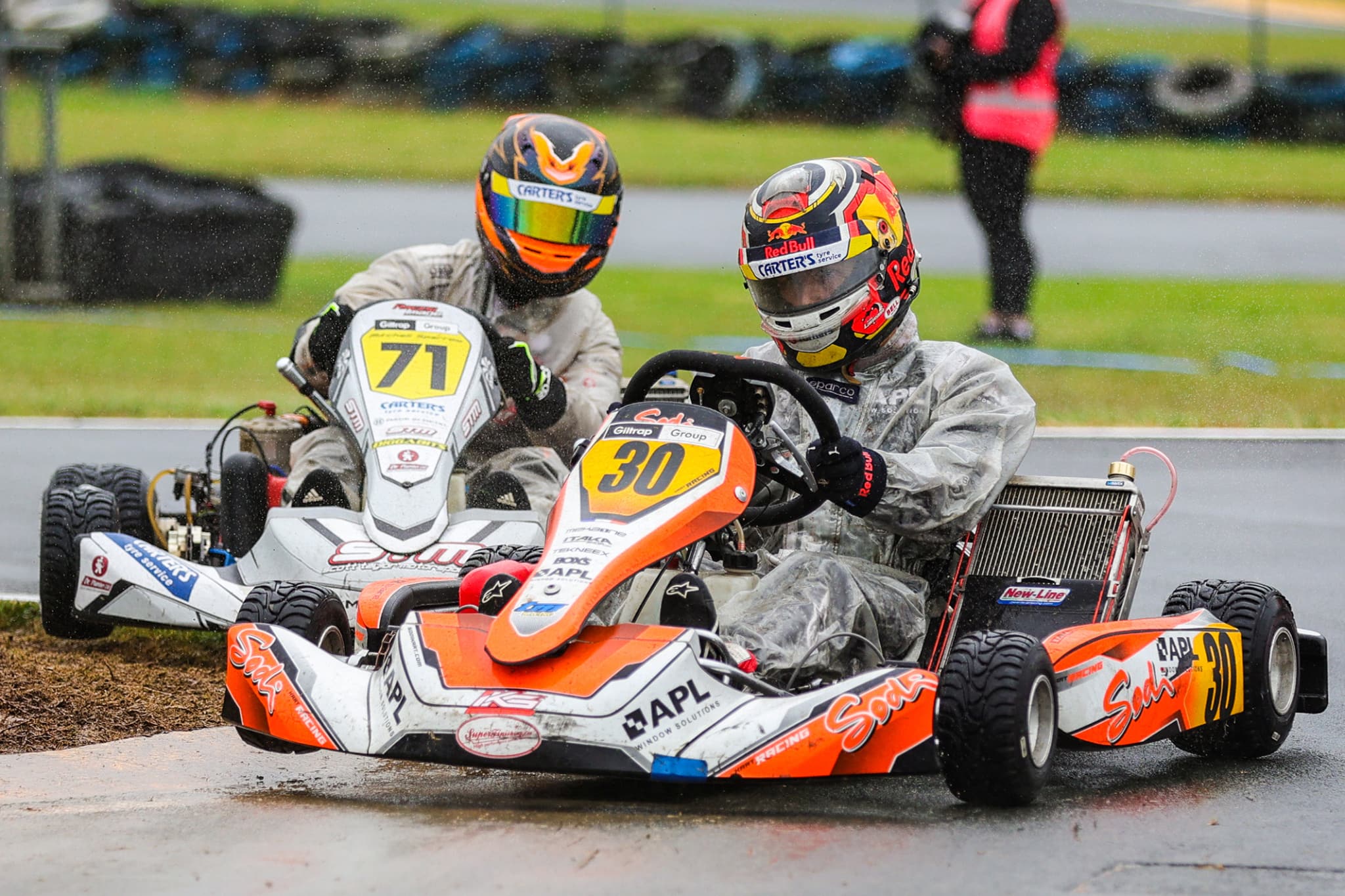 Liam Lawson goes from kart to F1 car to kart over three weekends
